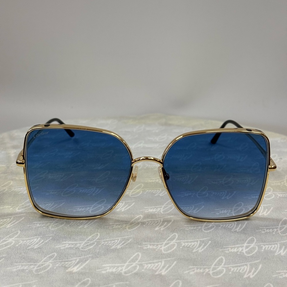 Used- Panthere De Cartier 59MM Square Sunglasses